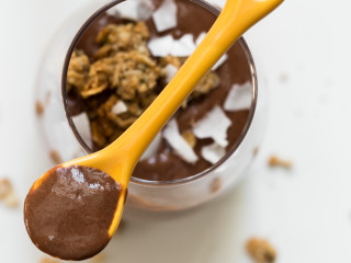{Almost} Instant Chocolate Chia Pudding