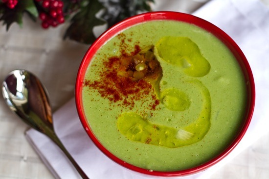 IMG 6688 thumb   High Protein Green Monster Holiday Soup