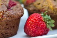 Strawberry, Banana, n’ Nut Butter Love Muffins 20100830-IMG_1709