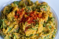 Garlic Pumpkin Mashed Potatoes with Spinach 20101110-IMG_0267