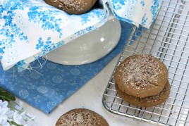 Marla from Family Fresh Cooking Almond Garbanzo Flour Cookies-gluten free