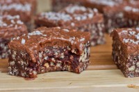 No Bake Peanut Butter Chocolate Crispies with PB ‘Fudge’ IMG_0068-2