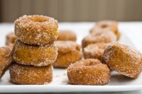Mini Cinnamon Sugar Pumpkin Spiced Doughnuts & Rosemary Olive Oil Chips IMG_0619