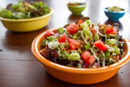 Layered Raw Taco Salad for Two IMG_0645