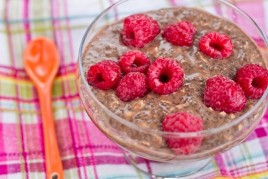 Carob Raspberry Vegan Overnight Oats IMG_1278