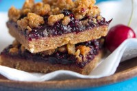 Triple Almond Cherry Crumble Squares IMG_1894