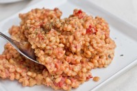 Ultra Creamy & Cheezy Tomato Risotto & Dill Chip Chickpeas IMG_2484-2