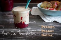 Fruit-On-The-Bottom Protein Peanut Butter + How To Make Homemade Peanut Butter IMG_2860