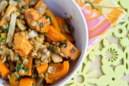 Sweet Potato and Lentil Salad + Cookie Dough VOO IMG_3157