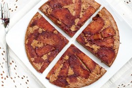 Giant Upside Down Apple Pancake IMG_4398