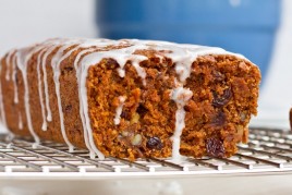 Whole-Grain Vegan Carrot Cake Loaf with Lemon Glaze IMG_4746