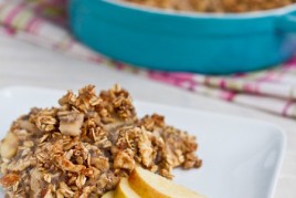 Fruity Baked Oatmeal with Crunchy Cinnamon Almond Topping IMG_4986