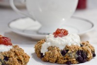 Vegan Royal Wedding Scones with ‘Clotted Cream’ and Strawberry Jam IMG_5017-2