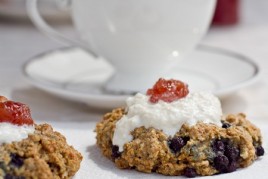 Vegan Royal Wedding Scones with ‘Clotted Cream’ and Strawberry Jam IMG_5017-2