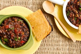 New Year’s Smoky BBQ Chili with Flat & Crispy Cornbread IMG_5892