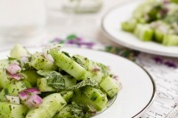 Refreshing Cucumber Salad with Creamy Mint Dressing IMG_6818