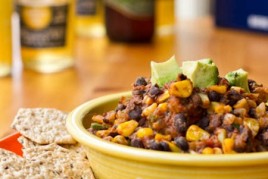 Easy Super Bowl Recipe: Black Bean Chili Dip IMG_7278