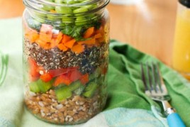 Whole Foods Inspired Layered Salad with Orange Ginger Dressing IMG_7490