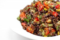 Red Quinoa and Black Bean Vegetable Salad IMG_9501