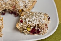 Tropical Lemon Cranberry Coconut Chia Bars IMG_9532