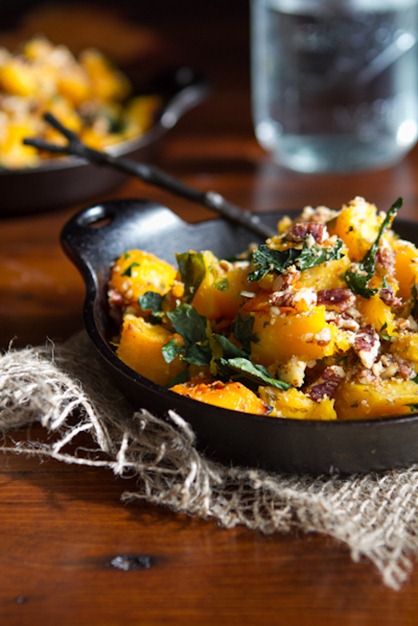 roasted butternut squash with almond parmesan-6493