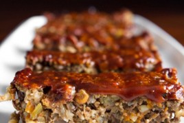 Glazed Lentil Walnut Apple Loaf, Revisited Lentil Loaf-4-2
