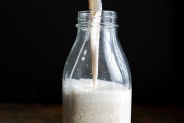 homemade almond milk -0986