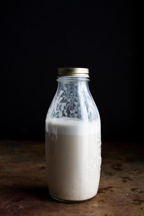 homemade almond milk -0988