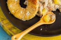 Tropical Pineapple Boozy Baked Oatmeal pineapplebakedoatmeanvegan-4473