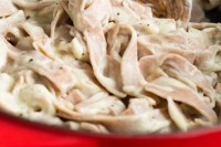 Cauli-power Fettuccine “Alfredo” (Vegan)