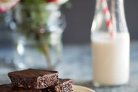 Two-Layer Raw Chocolate Brownies