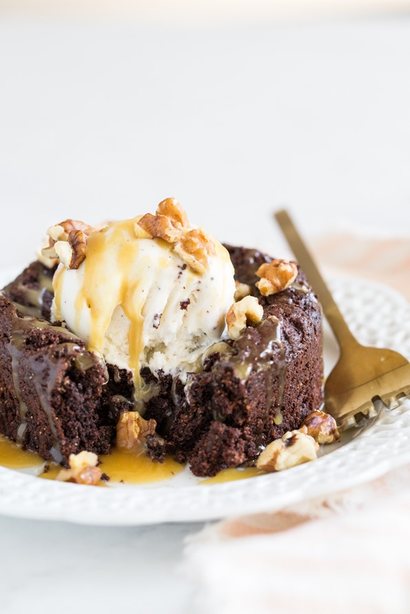 Ultimate flourless brownies for two + Cookbook news!