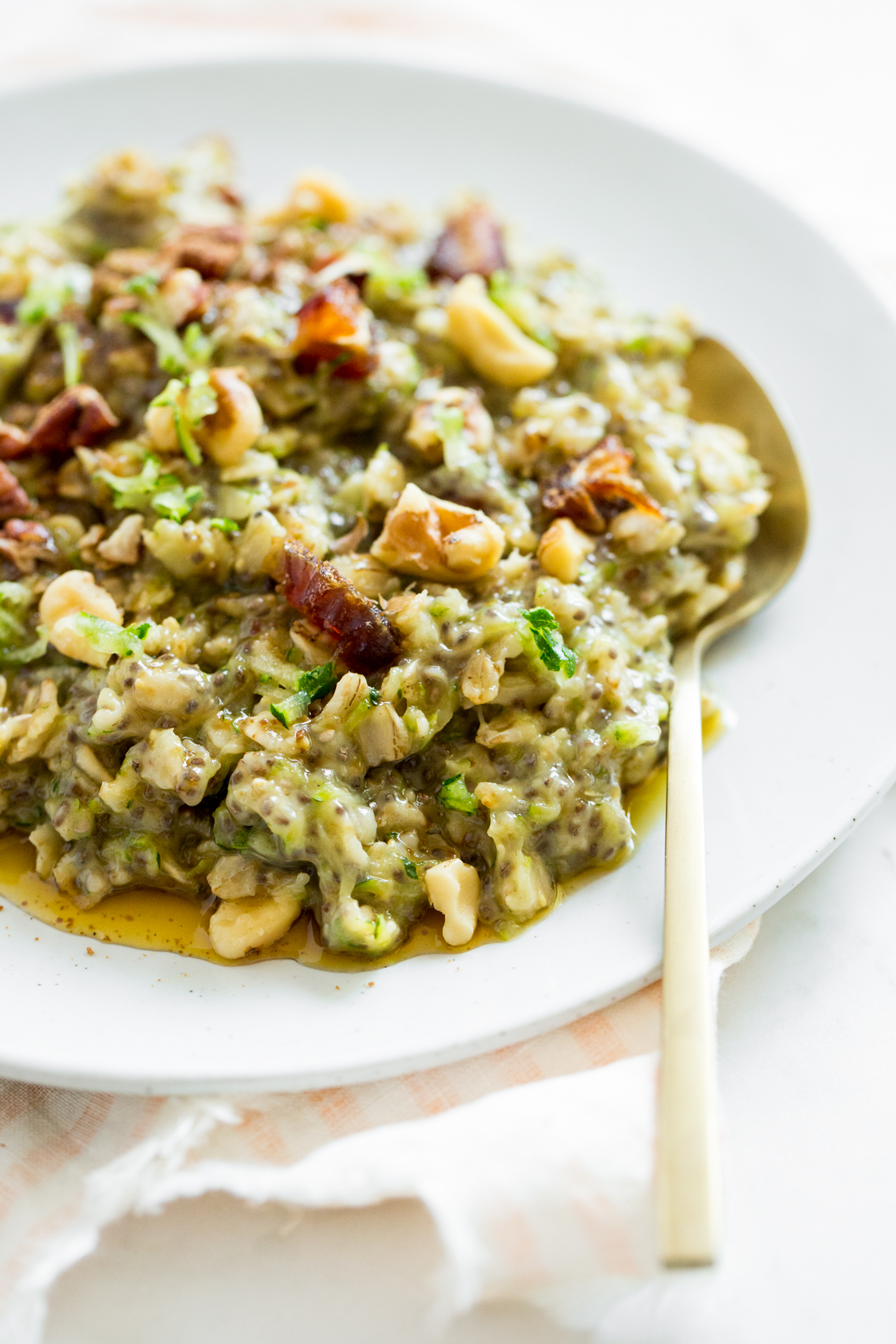 Zucchini Bread Oatmeal — Oh She Glows