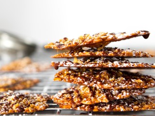 Vegan Florentines (Almond Lace Cookies)