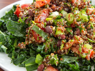 Adzuki Bean and Quinoa Tabbouleh Salad with a Twist
