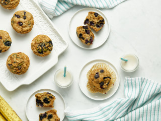 Blueberry Banana Muffins