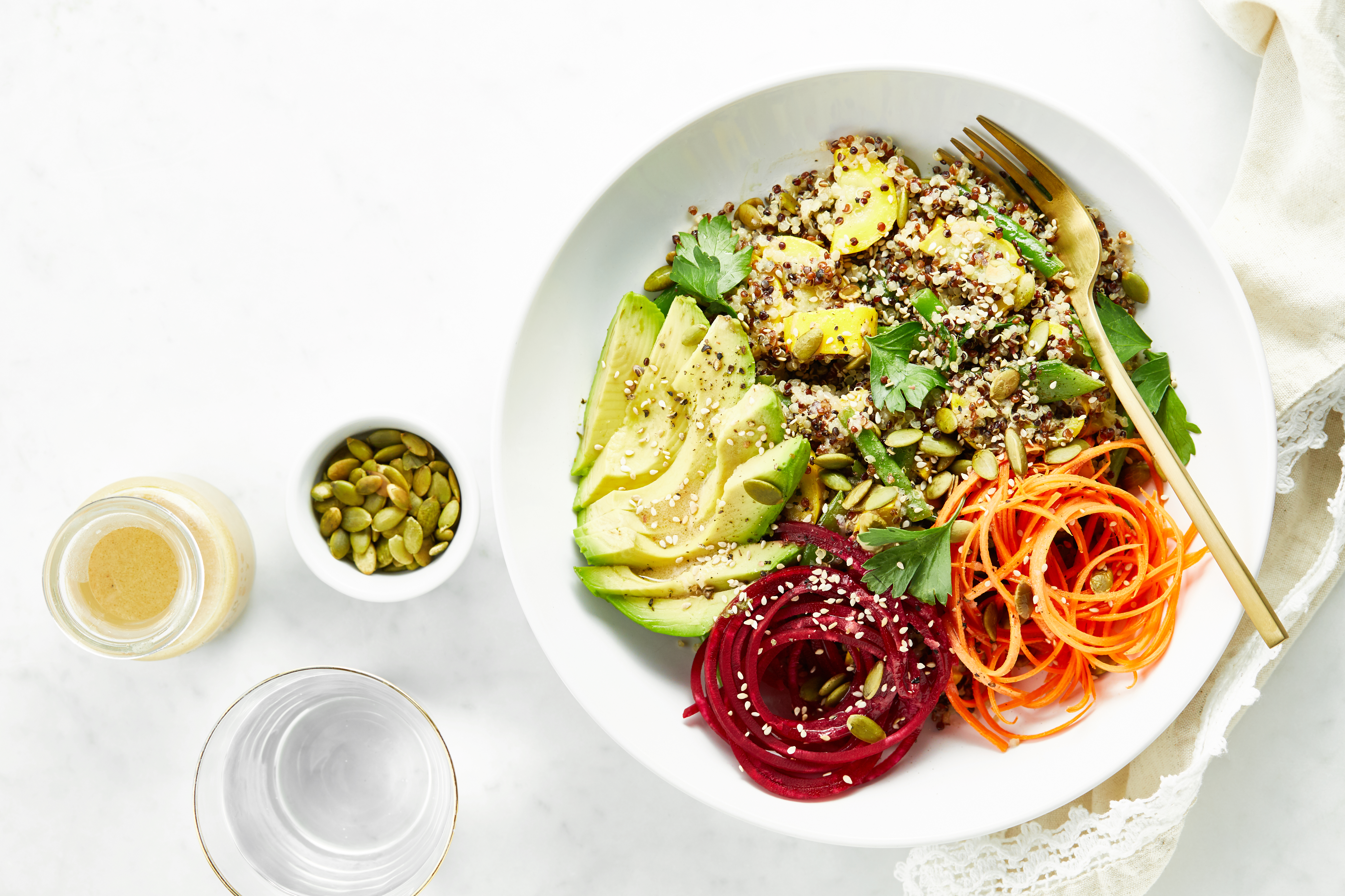 Summer Glow Buddha Bowl with House Vinaigrette-image