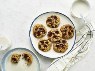 Grain-free, Nut-free Chocolate Chunk Cookies