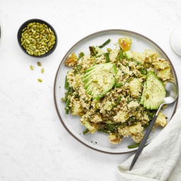 Warm and Roasted Winter Quinoa Bowl