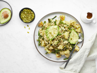 Warm and Roasted Winter Quinoa Bowl
