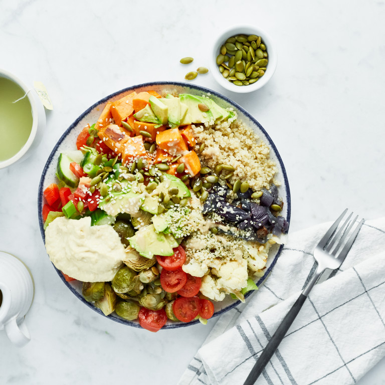 Make Ahead Lunch Bowls: Greek Chicken & Veggies - Super Healthy Kids