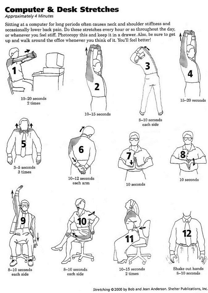 Simple discount desk exercises