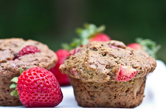 Coffeeshop Strawberry Banana Muffins - Straight to the Hips, Baby