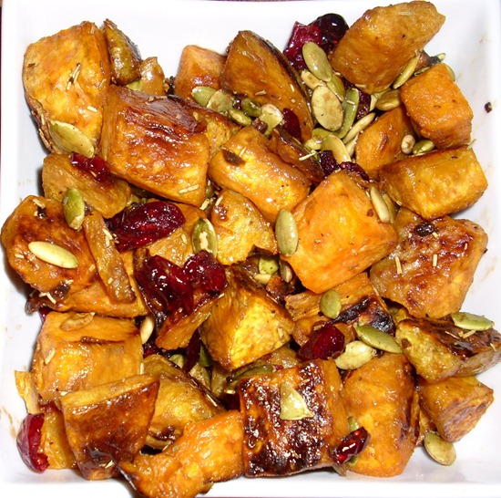 roasted sweet potato salad