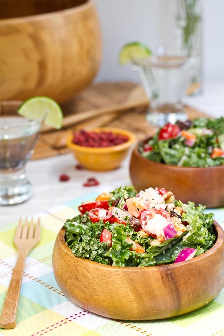 Kale summer salad - Adventures in FoodieLand