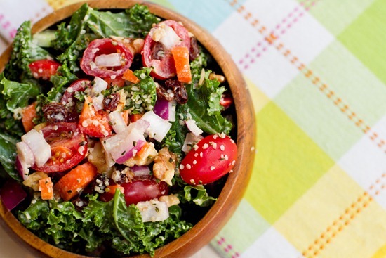 Kale summer salad - Adventures in FoodieLand