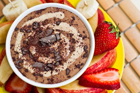 Creamy Nutella Peanut Butter Dip