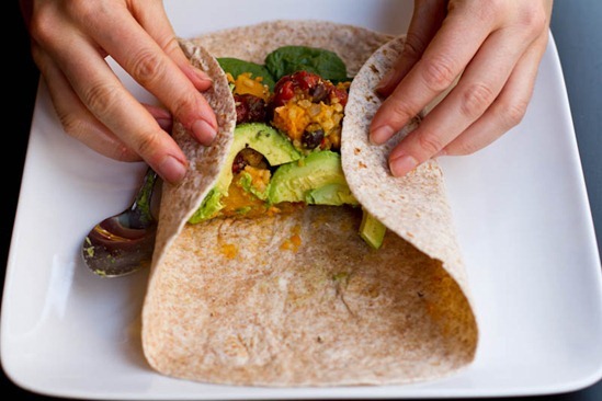 Black Bean and Butternut Squash Burritos – Oh She Glows