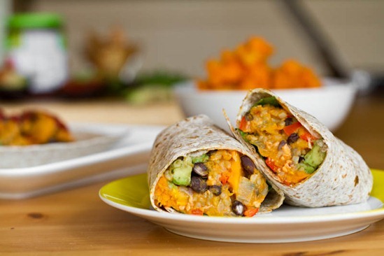 Black Bean and Butternut Squash Burritos – Oh She Glows