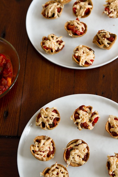 Easy One-Bite Pizzas with Loaded Pizza Sauce — Oh She Glows